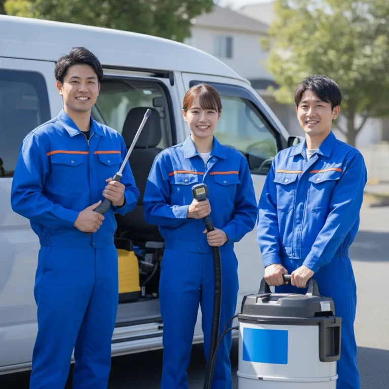 蟹江町での作業